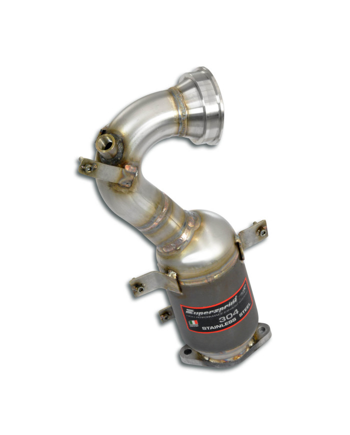 Kit tubo turbina + Catalizzatore metallico 200 CPSI