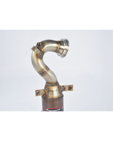 Kit tubo turbina + catalizzatore metallico 100CPSI