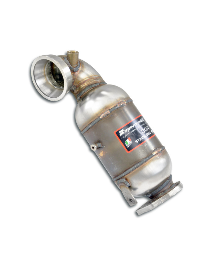 Downpipe + Catalizzatore metallico 200CPSI
