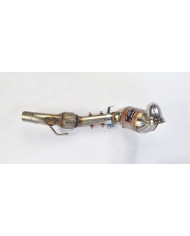 Downpipe con catalizzatore metallico