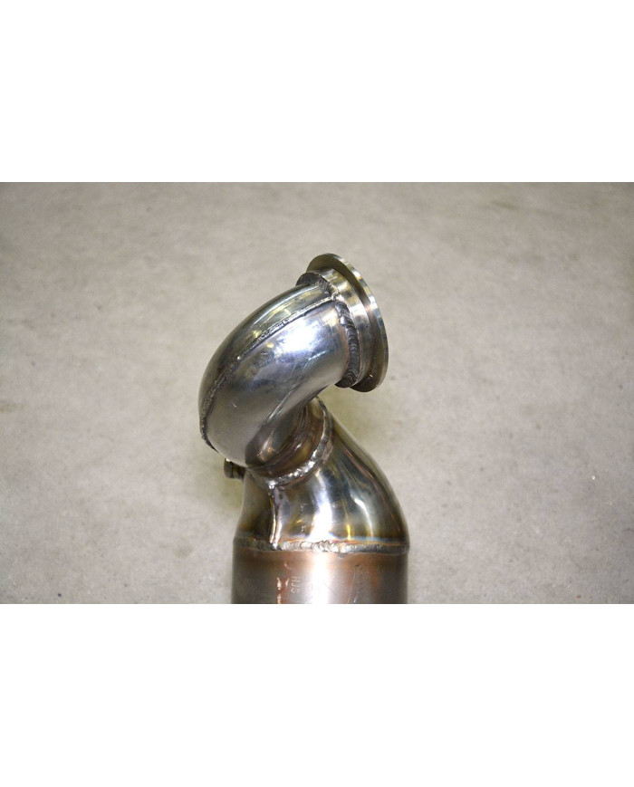 Downpipe con catalizzatore metallico