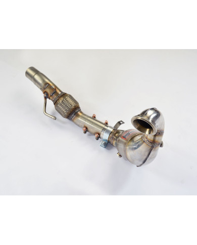 Downpipe con catalizzatore metallico